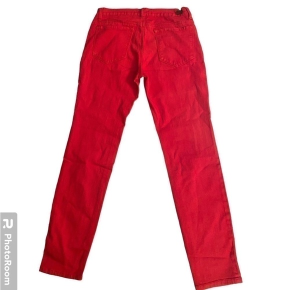 BDG RED CIGARETTE MID RISE JEANS SIZE 29 x 30 - Picture 6 of 6